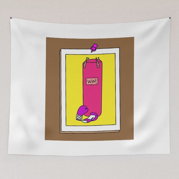 Item preview, Boxing Female Boxer Retro Boxing Gloves designed and sold by flofin.