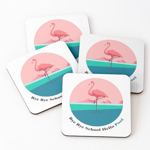 Item preview, Bye Bye School Hello Pool flamingo animal Essential T-Shirt designed and sold by fowzi shokri.
