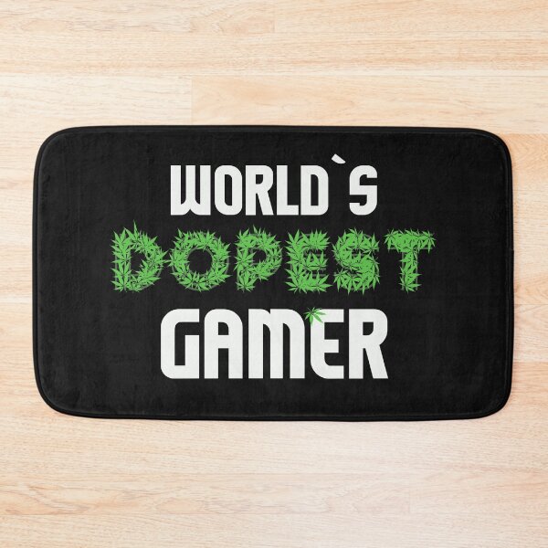 Item preview, Worlds Dopest Gamer Cannabis Marihuana Ganja Pot Stoner Online Gaming Level Gift designed and sold by TheAplus.