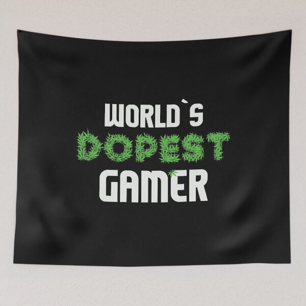 Item preview, Worlds Dopest Gamer Cannabis Marihuana Ganja Pot Stoner Online Gaming Level Gift designed and sold by TheAplus.