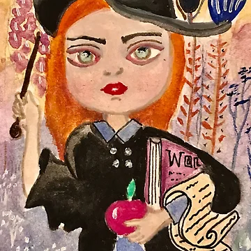 Artwork thumbnail, Cute witch by RosaLL