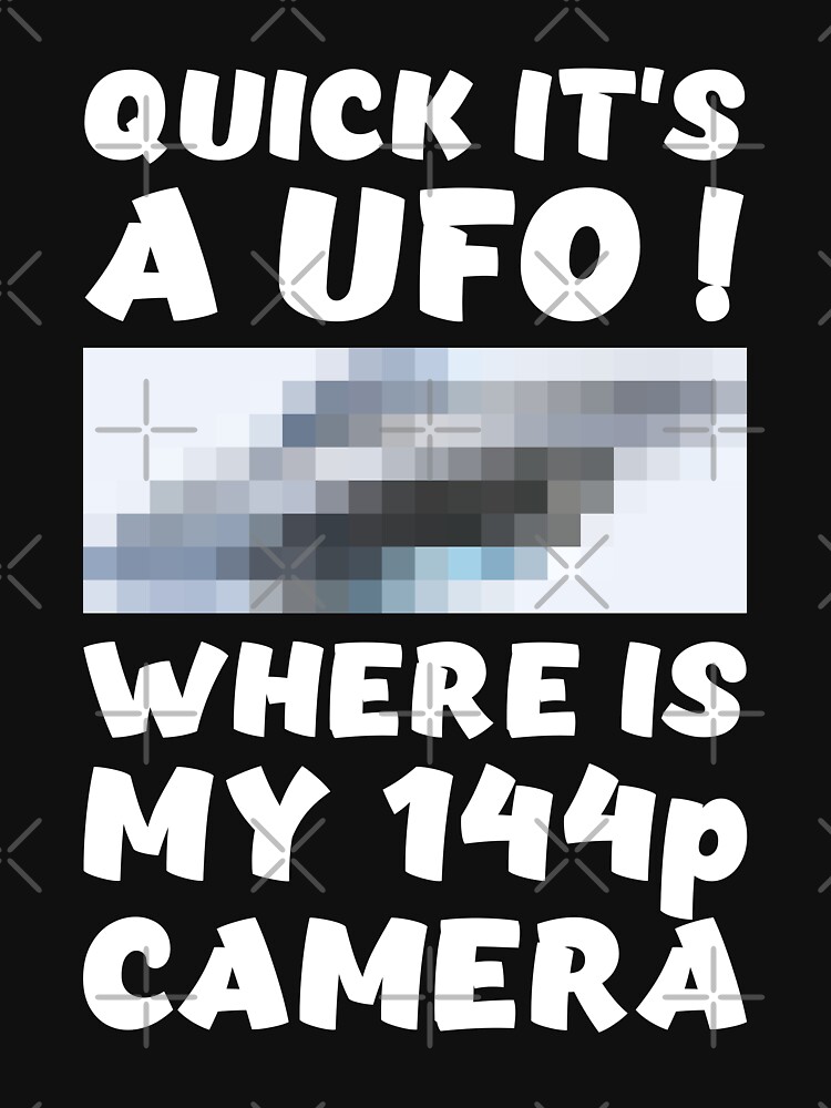 Thumbnail 7 of 7, Classic T-Shirt, Quick its a UFO - wh designed and sold by reIntegration.