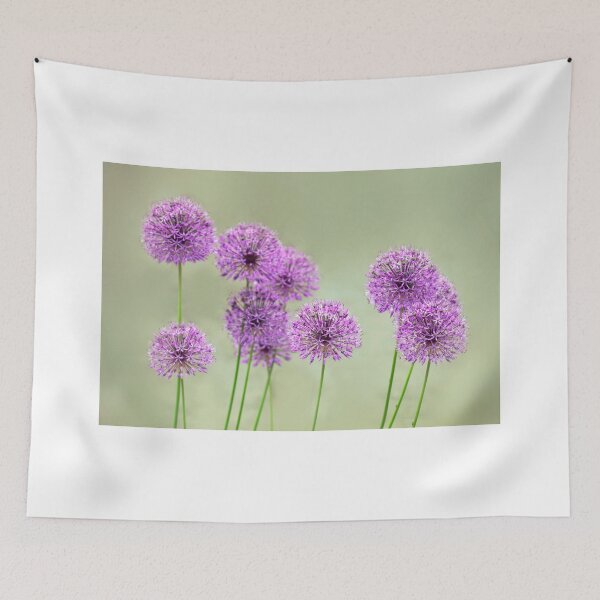 Item preview, Purple flowers on nature background designed and sold by olena2552.