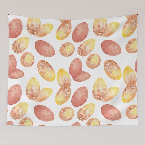 Item preview, Vintage Style Dyed Eggs Pattern designed and sold by paintingbetween.
