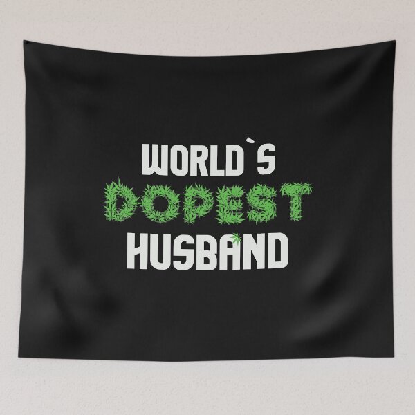 Item preview, Worlds Dopest Husband Cannabis Marihuana Ganja Pot Stoner Spouse Mate Man Gift designed and sold by TheAplus.