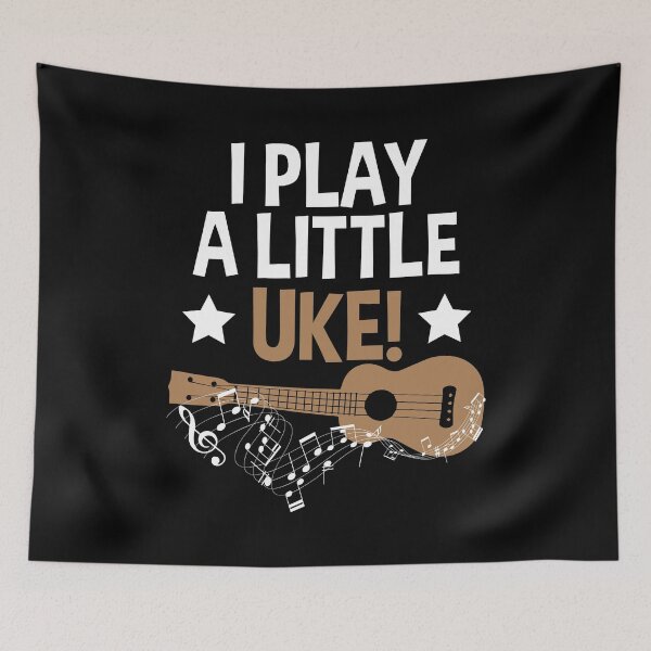 Item preview, I Play A Little Uke designed and sold by SuperStuffStore.