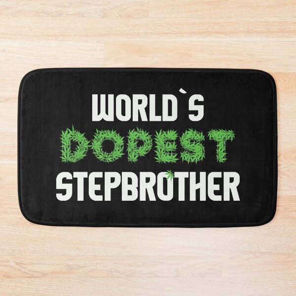 Item preview, Worlds Dopest Stepbrother Cannabis Marihuana Ganja Pot Stoner Brother Bro Gift designed and sold by TheAplus.