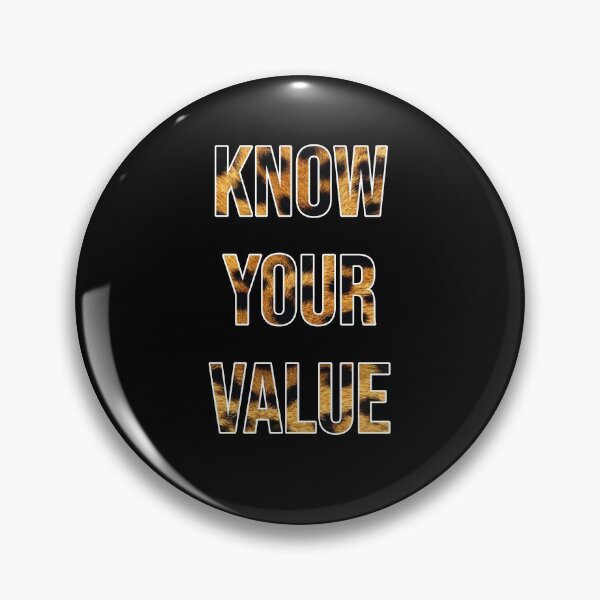 Item preview, Know Your Value | Cheetah Pattern designed and sold by CollegeArt.