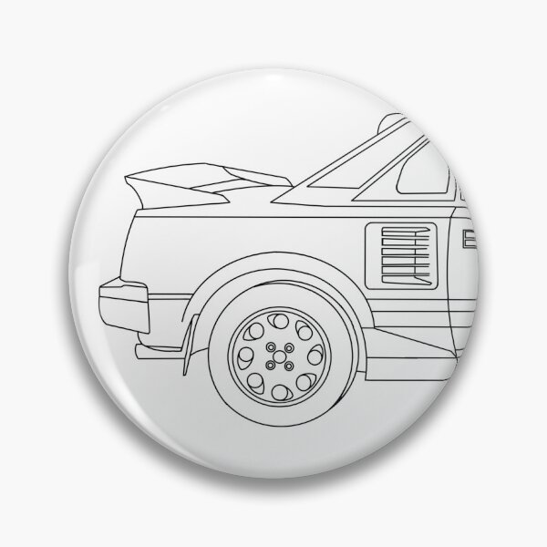 Item preview, Toyota MR2 MK1 line art designed and sold by Milanicole.