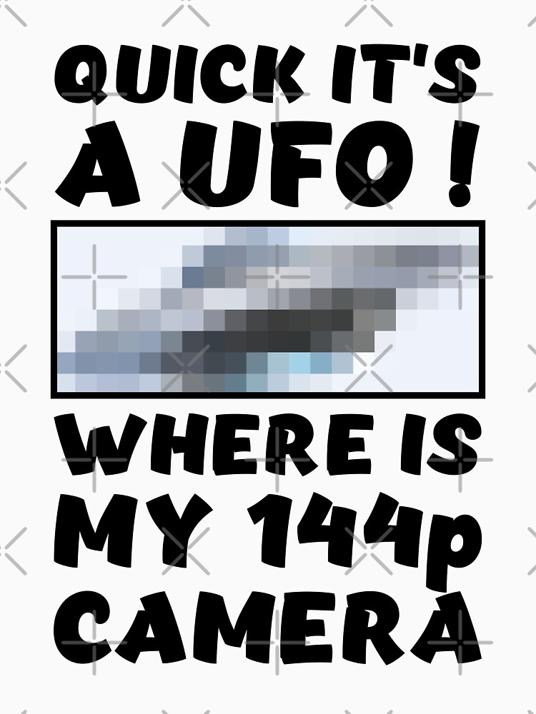 Thumbnail 7 of 7, Classic T-Shirt, Quick its a UFO - bk designed and sold by reIntegration.