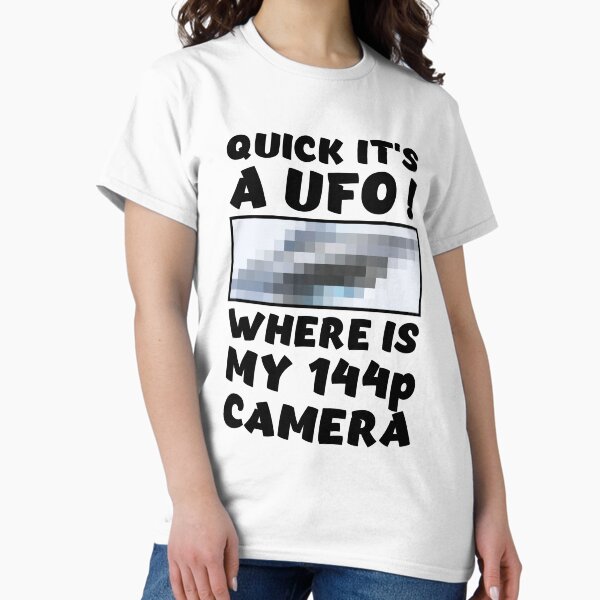 Quick its a UFO - bk Classic T-Shirt