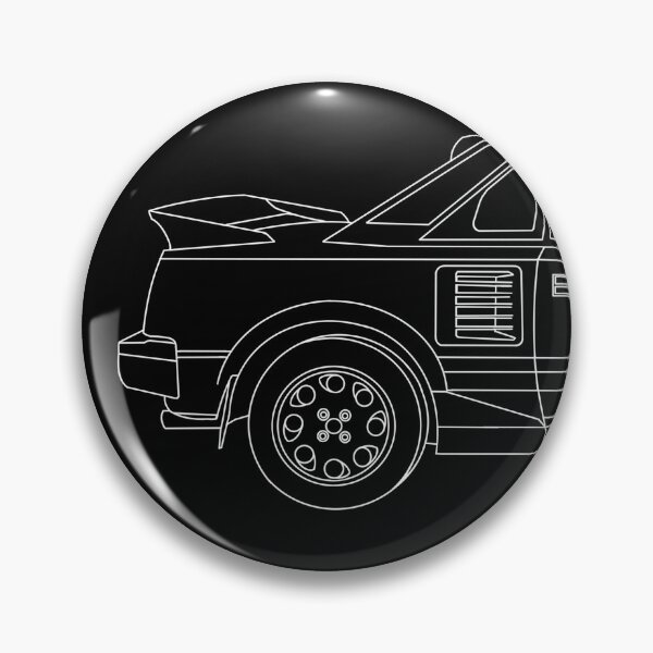 Item preview, Toyota MR2 MK1 line art designed and sold by Milanicole.