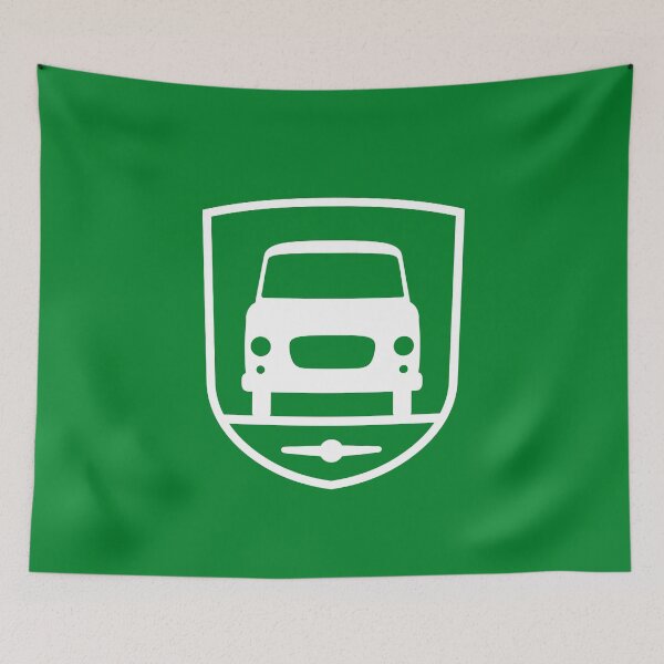 Item preview, B1000 coat of arms (white) designed and sold by VEB Ostladen.