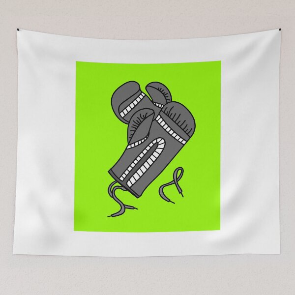 Item preview, Boxing Female Boxer Retro Boxing Gloves designed and sold by flofin.