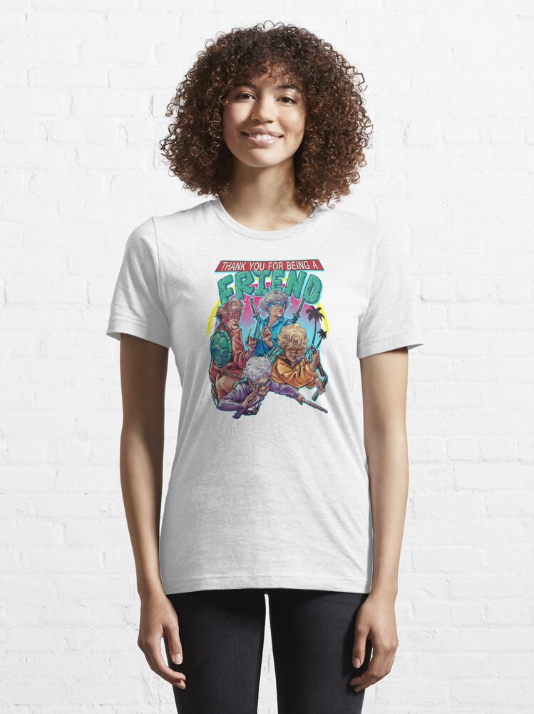 Alternate view of Golden Girls - TMNT Essential T-Shirt
