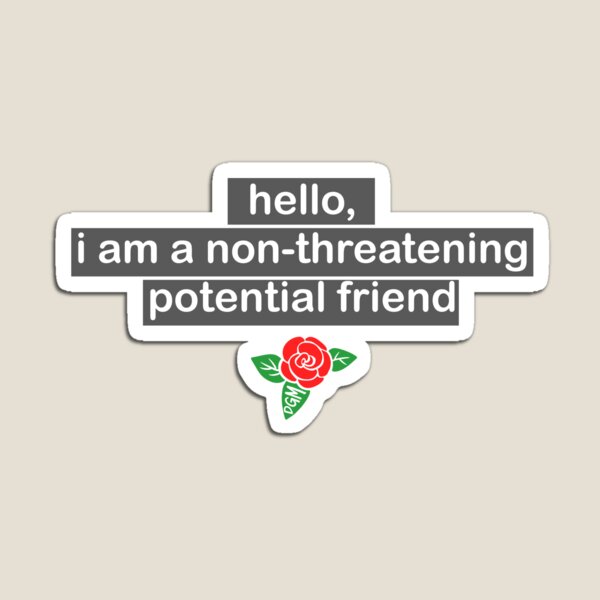 Item preview, potential friend shirt designed and sold by elytian.