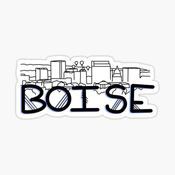 Boise Skyline Sticker