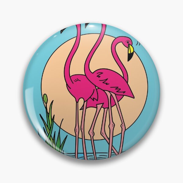 Item preview, Funny Colorful Flamingos Free Nature designed and sold by flofin.