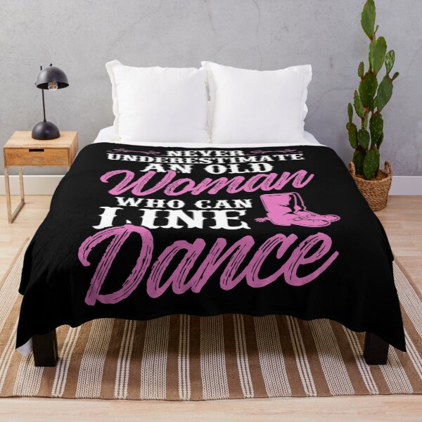Item preview, Never Underestimate An Old Woman Who Can Line Dance designed and sold by SuperStuffStore.