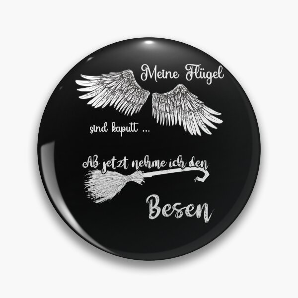 Item preview, Angel - witch - my wings are broken - brooms designed and sold by Shirt-Designs.