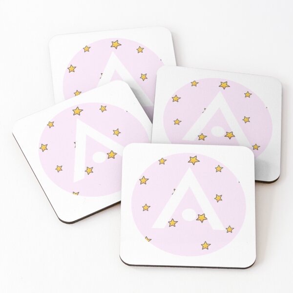 Item preview, Pastel Pink and Yellow Stars Aveda Logo designed and sold by Dalaura.