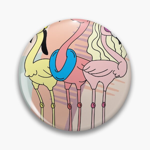 Item preview, Funny Colorful Flamingos Free Nature designed and sold by flofin.