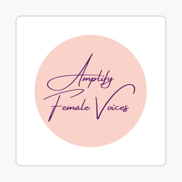 Her Time Ro "Amplify female voices" Sticker