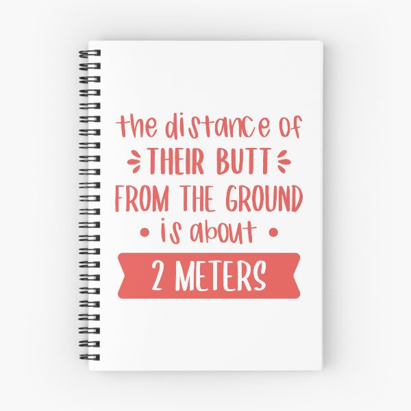 Item preview, The Distance Of Their Butt From The Ground Is About 2 Meters (Red) designed and sold by FilipeFerreira.