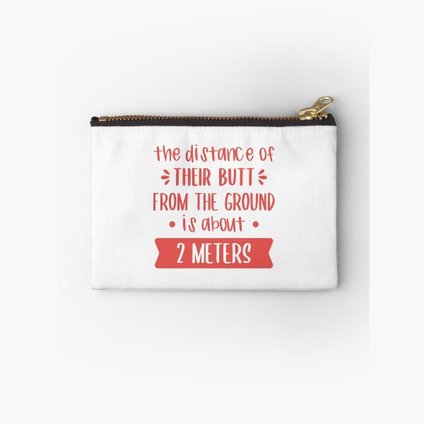Item preview, The Distance Of Their Butt From The Ground Is About 2 Meters (Red) designed and sold by FilipeFerreira.