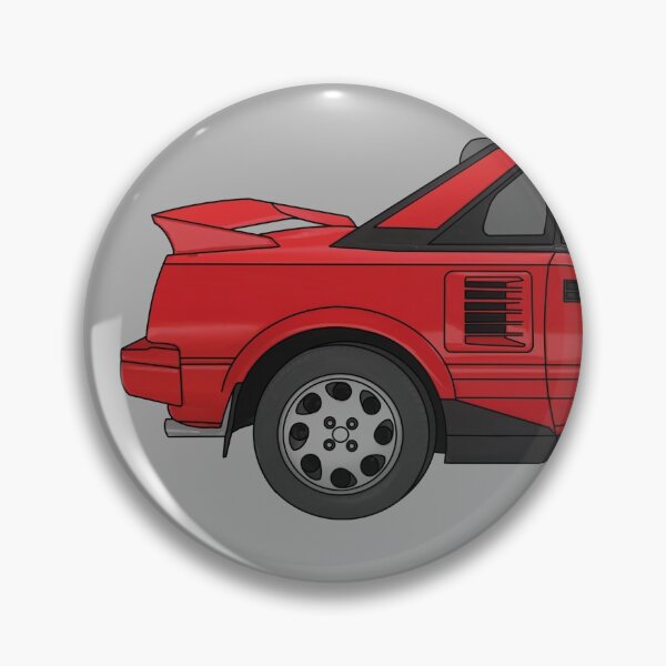 Item preview, Toyota MR2 MK1 red digital art designed and sold by Milanicole.