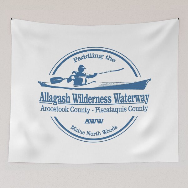 Item preview, Allagash Wilderness Waterway (SK) designed and sold by curranmorgan.