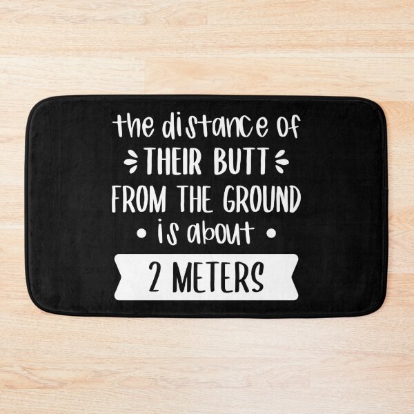 Item preview, The Distance Of Their Butt From The Ground Is About 2 Meters (White) designed and sold by FilipeFerreira.