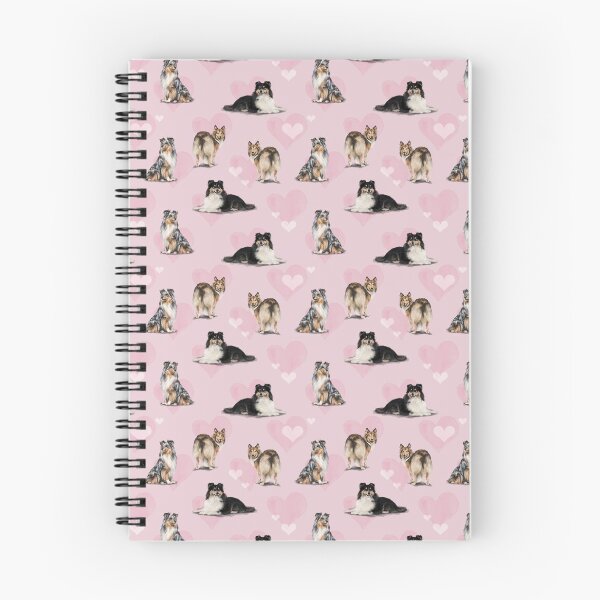 Item preview, The Shetland Sheepdog Sheltie in Pink designed and sold by Elspeth Rose Design.