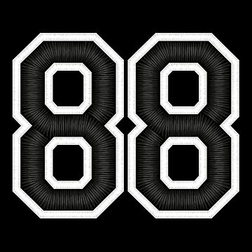 88 Black Jersey Sports Number Eighty-Eight Football 88 Coach A-Line Dress | Redbubble