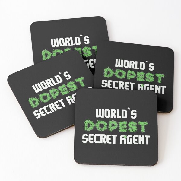 Item preview, Worlds Dopest Segret Agent Cannabis Marihuana Ganja Pot Stoner Spy Mole Undercover Gift designed and sold by TheAplus.