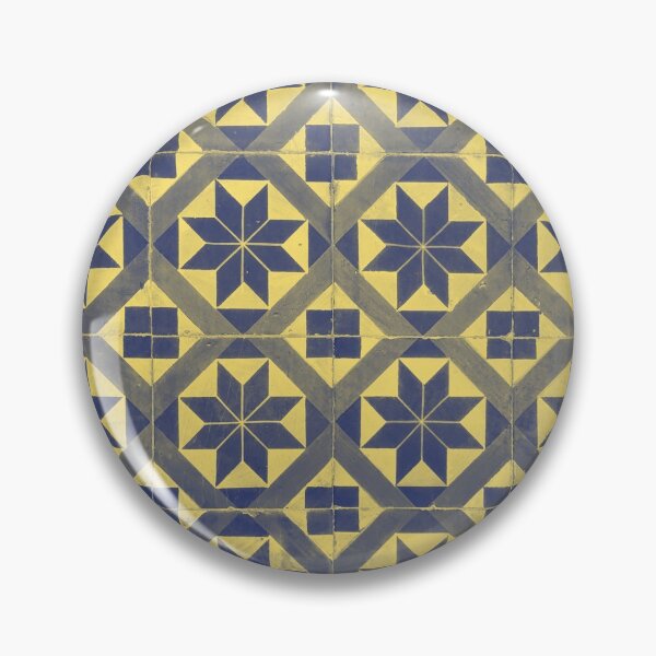Item preview, Yellow & Blue Floral Mandala Pattern designed and sold by Kodexstore.