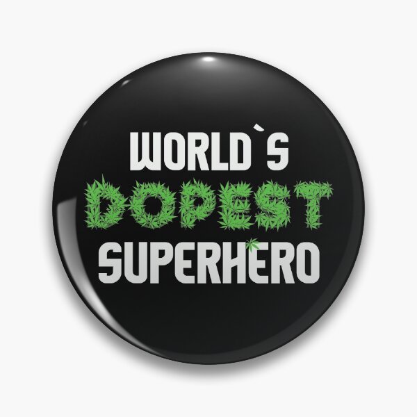 Item preview, Worlds Dopest Superhero Cannabis Marihuana Ganja Pot Stoner Hero Icon Gift designed and sold by TheAplus.
