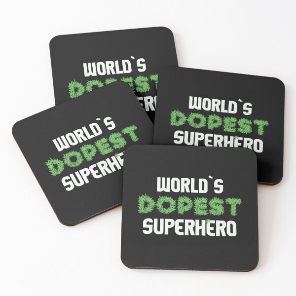 Item preview, Worlds Dopest Superhero Cannabis Marihuana Ganja Pot Stoner Hero Icon Gift designed and sold by TheAplus.