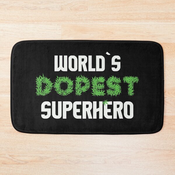 Item preview, Worlds Dopest Superhero Cannabis Marihuana Ganja Pot Stoner Hero Icon Gift designed and sold by TheAplus.