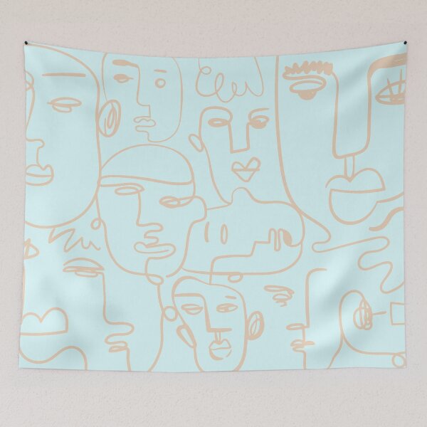 Item preview, Abstract faces designed and sold by Jenmag.