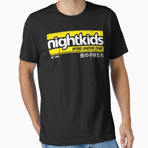 Item preview, Initial D - NightKids Tee (White) designed and sold by chadzero.