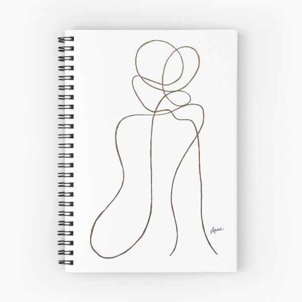 Item preview, One Line Seated Figure in Gold designed and sold by AnnieForeman.
