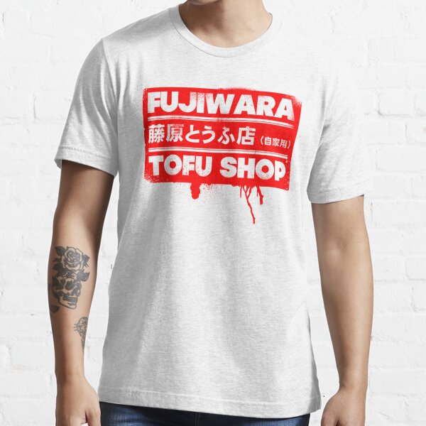 Fujiwara Tofu Shop Initial D Hoodie Men Anime Graphic Round Collar