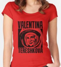 Valentina Tereshkova-3 Women's Fitted Scoop T-Shirt