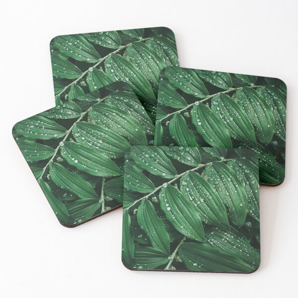 Item preview, Leaves and dewdrops designed and sold by OrionPhotograph.