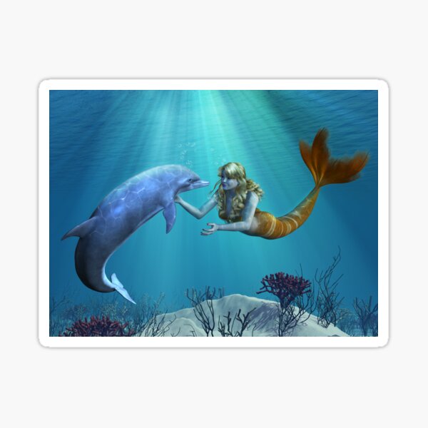 Item preview,  Mermaid art,Mermaid,Mermaids, Sea Creatures Prints Wall Art,,Marinelife,Ocean Art,Ocean Animals designed and sold by eyesight4vision.