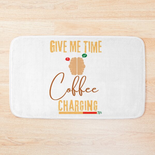 Item preview, Give Me Time Coffee Charging cool design designed and sold by Magic Touch  ⭐⭐⭐⭐⭐.