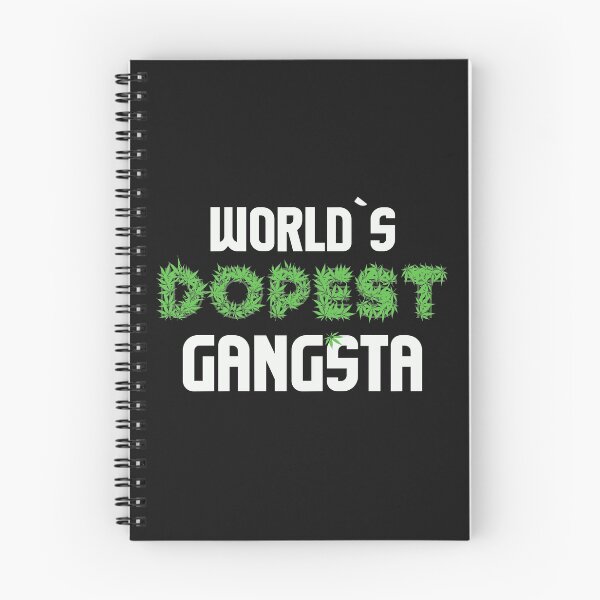 Item preview, Worlds Dopest Gangsta Cannabis Marihuana Ganja Pot Stoner Criminal Gangster Gift designed and sold by TheAplus.