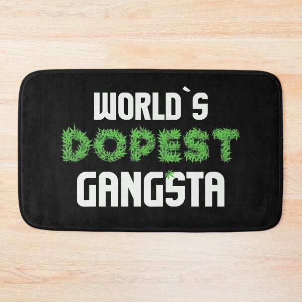 Item preview, Worlds Dopest Gangsta Cannabis Marihuana Ganja Pot Stoner Criminal Gangster Gift designed and sold by TheAplus.