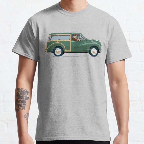 Morris Minor Traveller in Almond green Classic T-Shirt